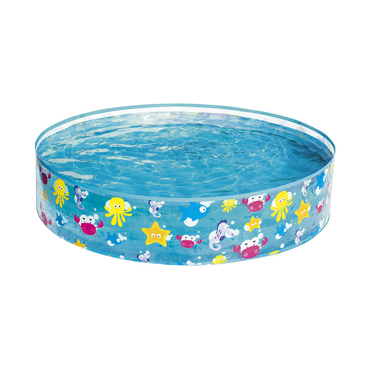 Oppustelig Pool til Børn Bestway 25 x 121 x 121 cm 122 x 122 x 25 cm billede