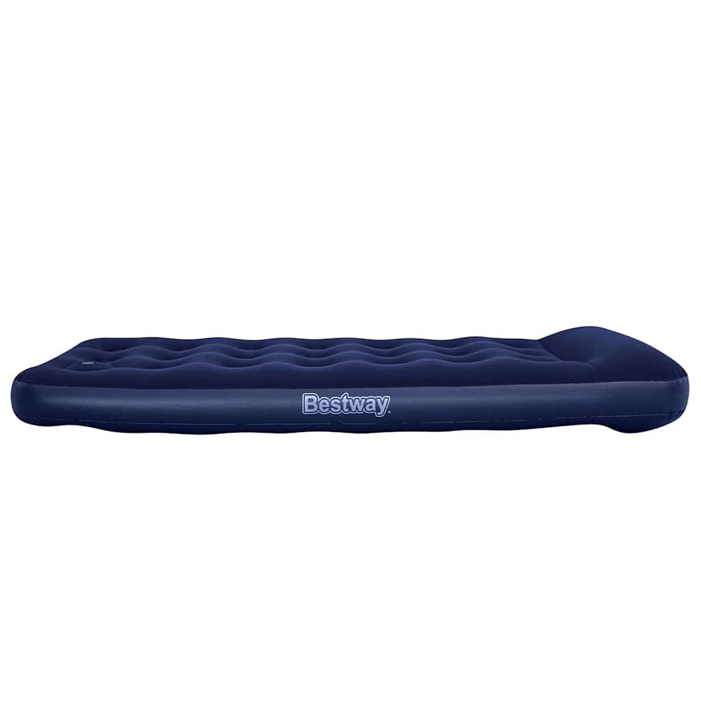 luftmadras 185x76x28 cm med indbygget fodpumpe velour