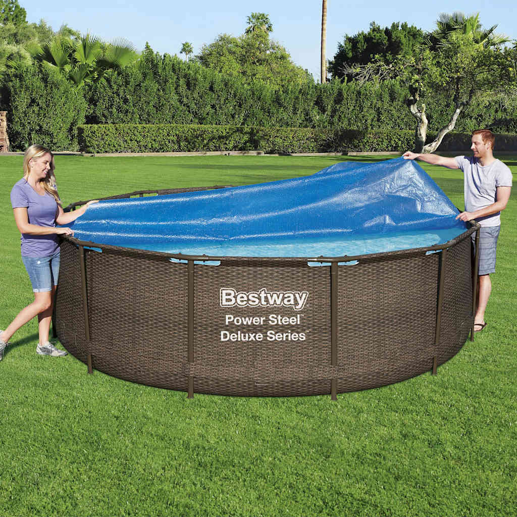 solopvarmet poolovertræk Flowclear 356 cm billede