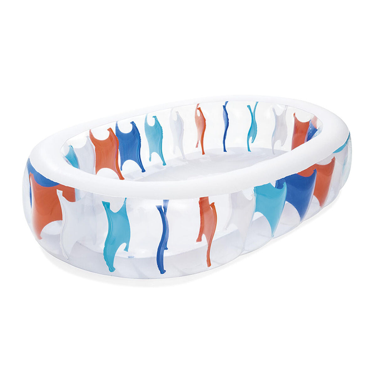 Oppustelig Pool Bestway Multifarvet 229 x 152 x 51 cm billede