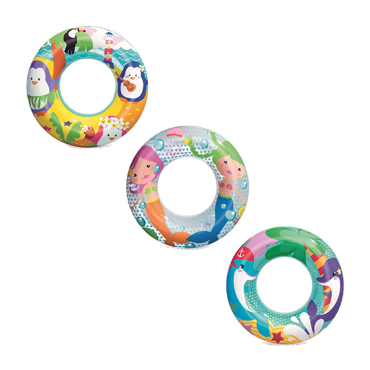 Oppustelig flyder Bestway Ø 51 cm 57 x 57 x 51 cm
