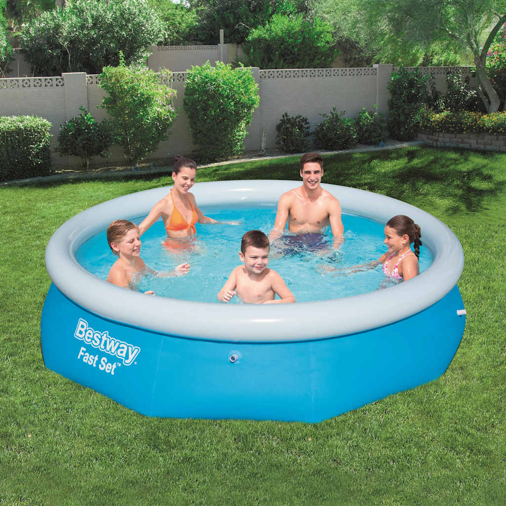 Fast Set oppustelig swimmingpool rund 305 x 76 cm 57266 billede