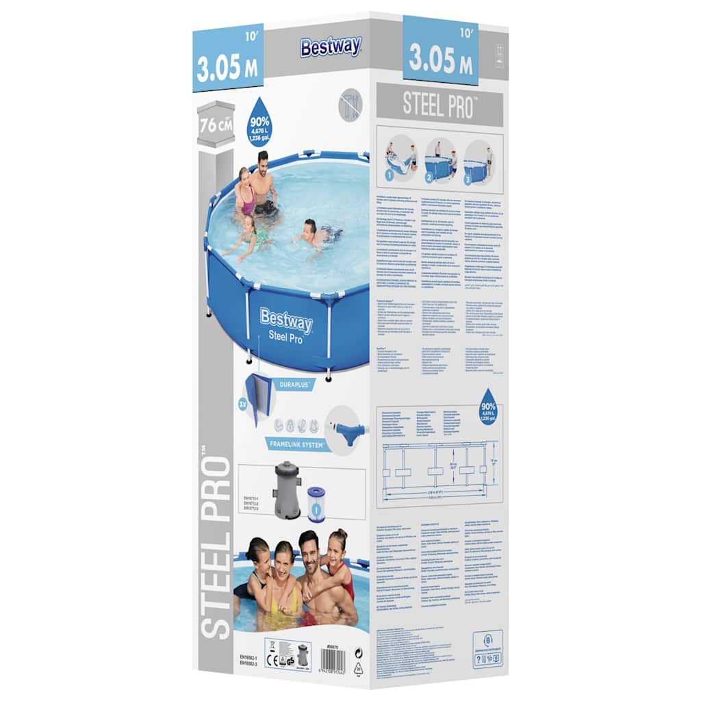 Steel Pro swimmingpool 305x76 cm