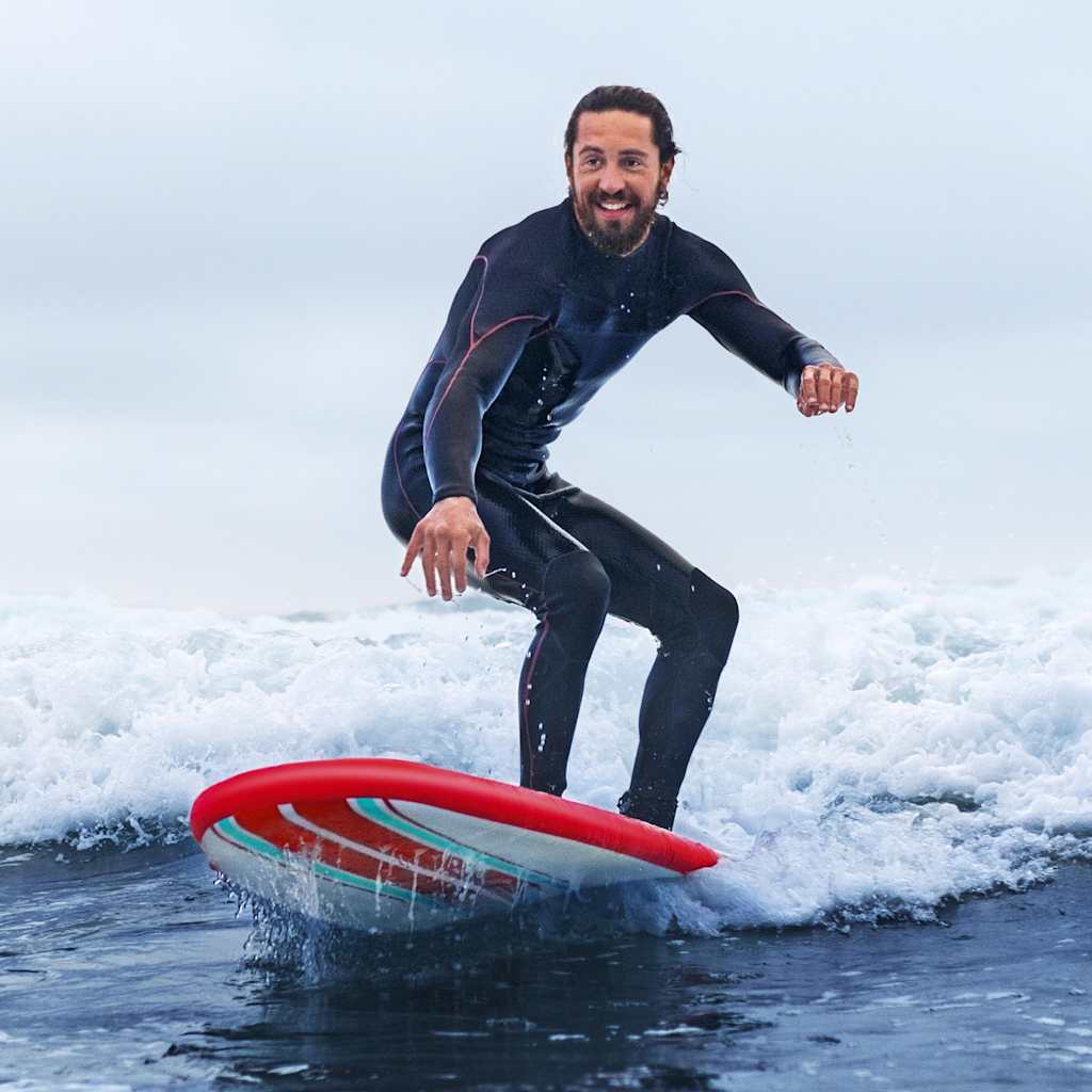 Hydro-Force oppusteligt SUP-bræt Compact Surf 8 243x57x7 cm billede