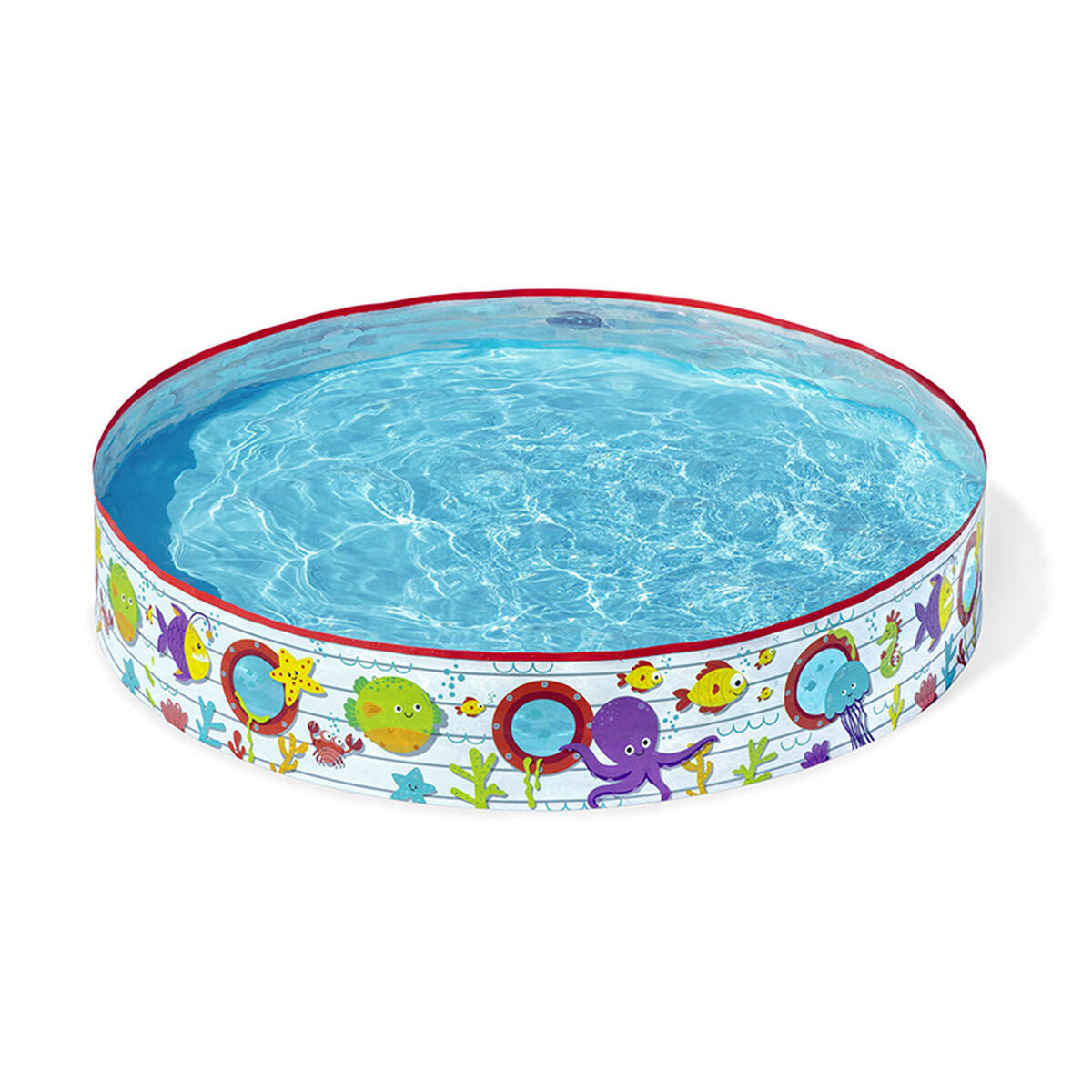 Oppustelig Pool til Børn Bestway Fisk 152 x 25 cm billede