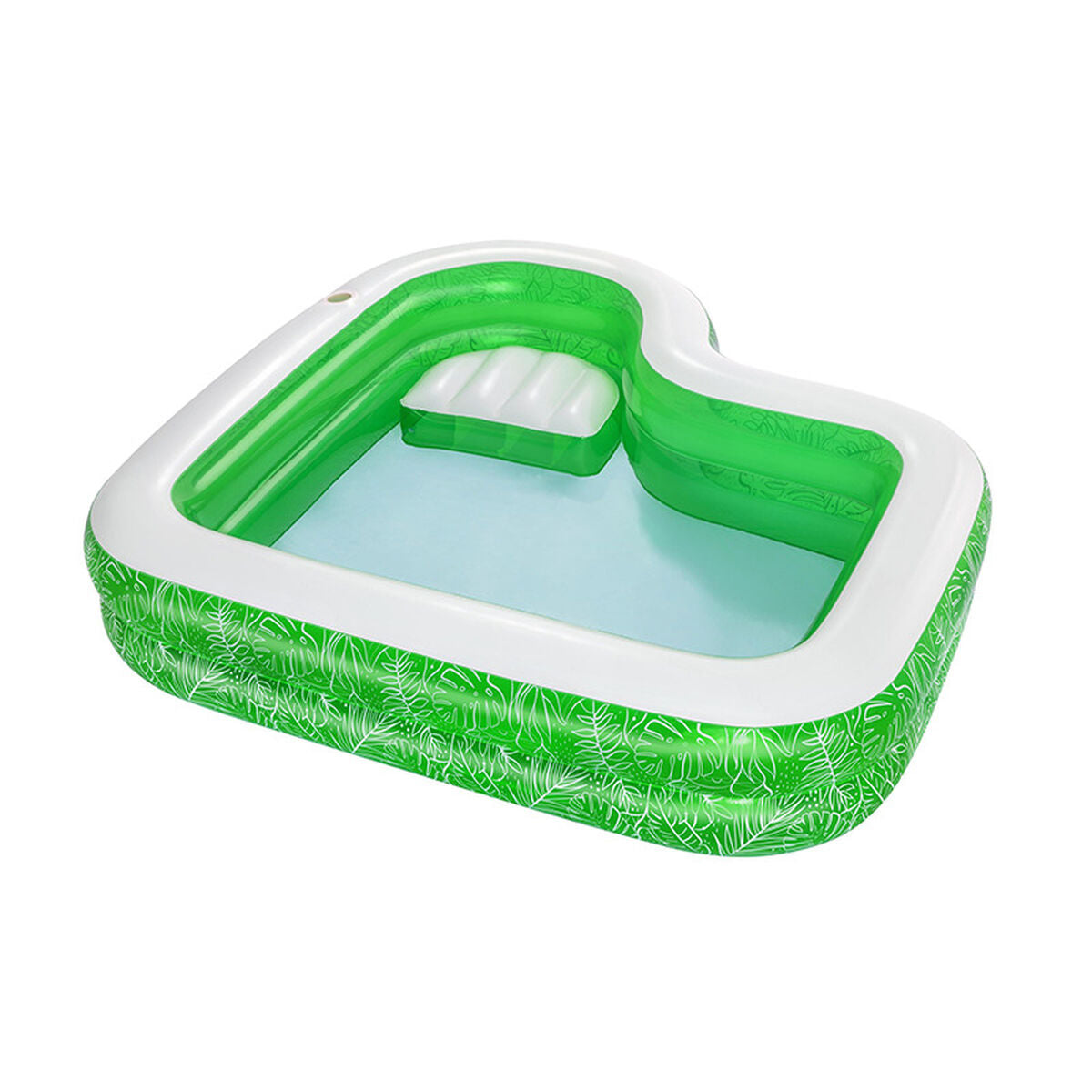 Oppustelig Pool til Børn Bestway Grøn Multifarvet 231 x 231 x 51 cm billede
