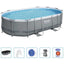 Power Steel swimmingpoolsæt 488x305x107 cm oval