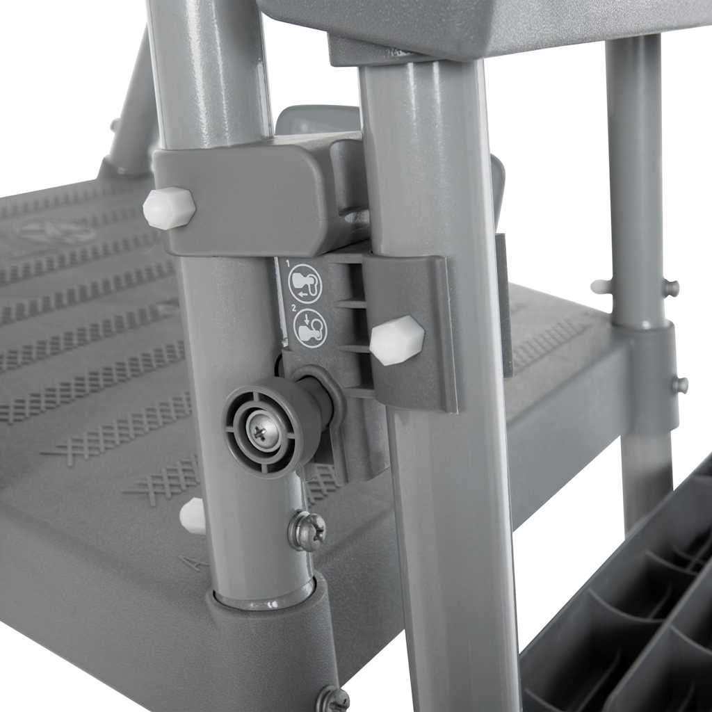 Power Steel swimmingpool 488x244x122 cm rektangulær