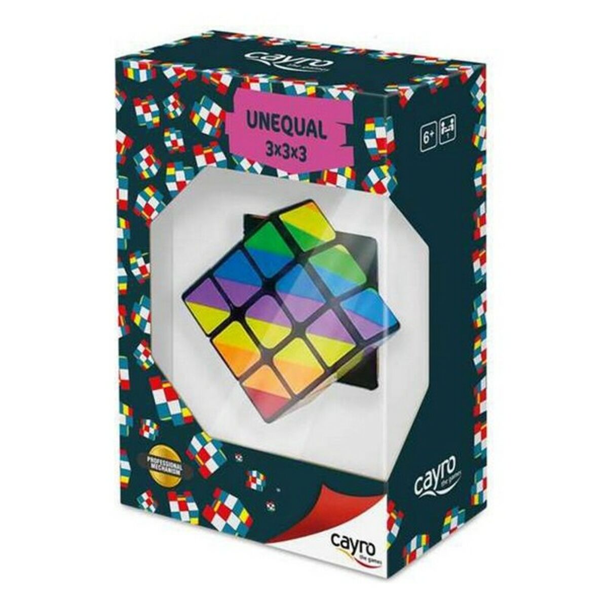Brætspil Unequal Cube Cayro YJ8313 3 x 3 billede