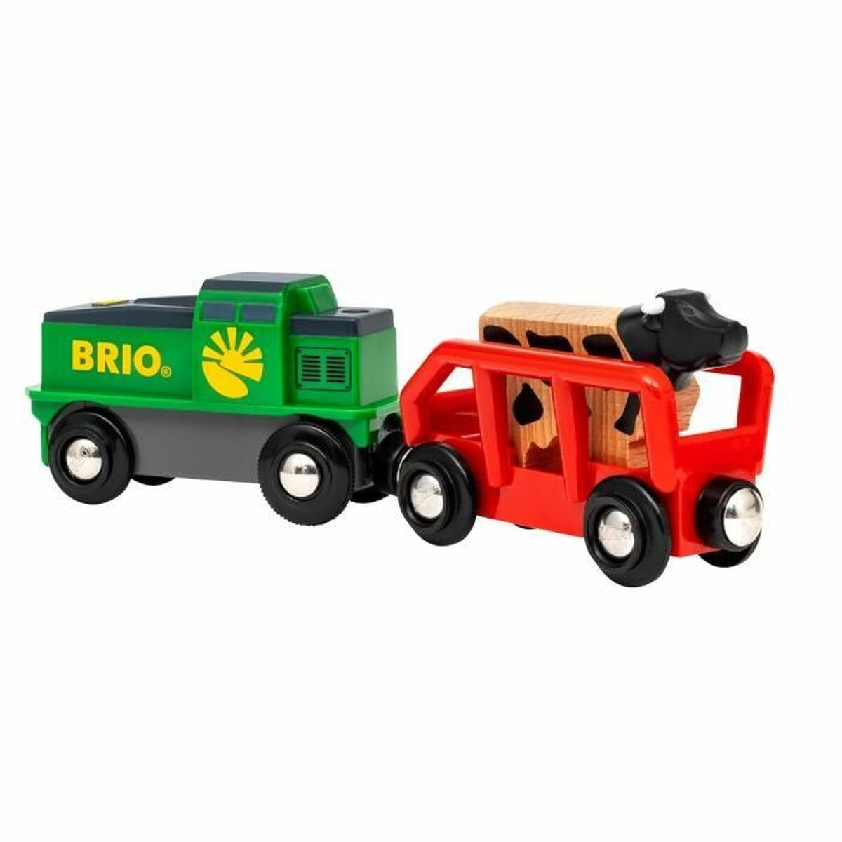 Tog Brio Farm battery train billede