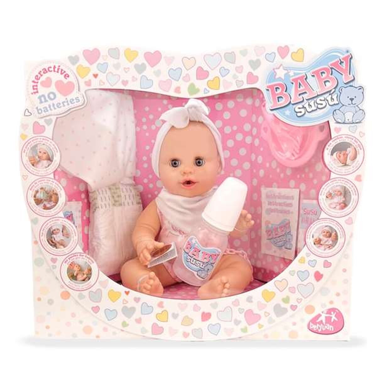Baby dukke Baby Susú Sister Berjuan 6008 38 cm billede