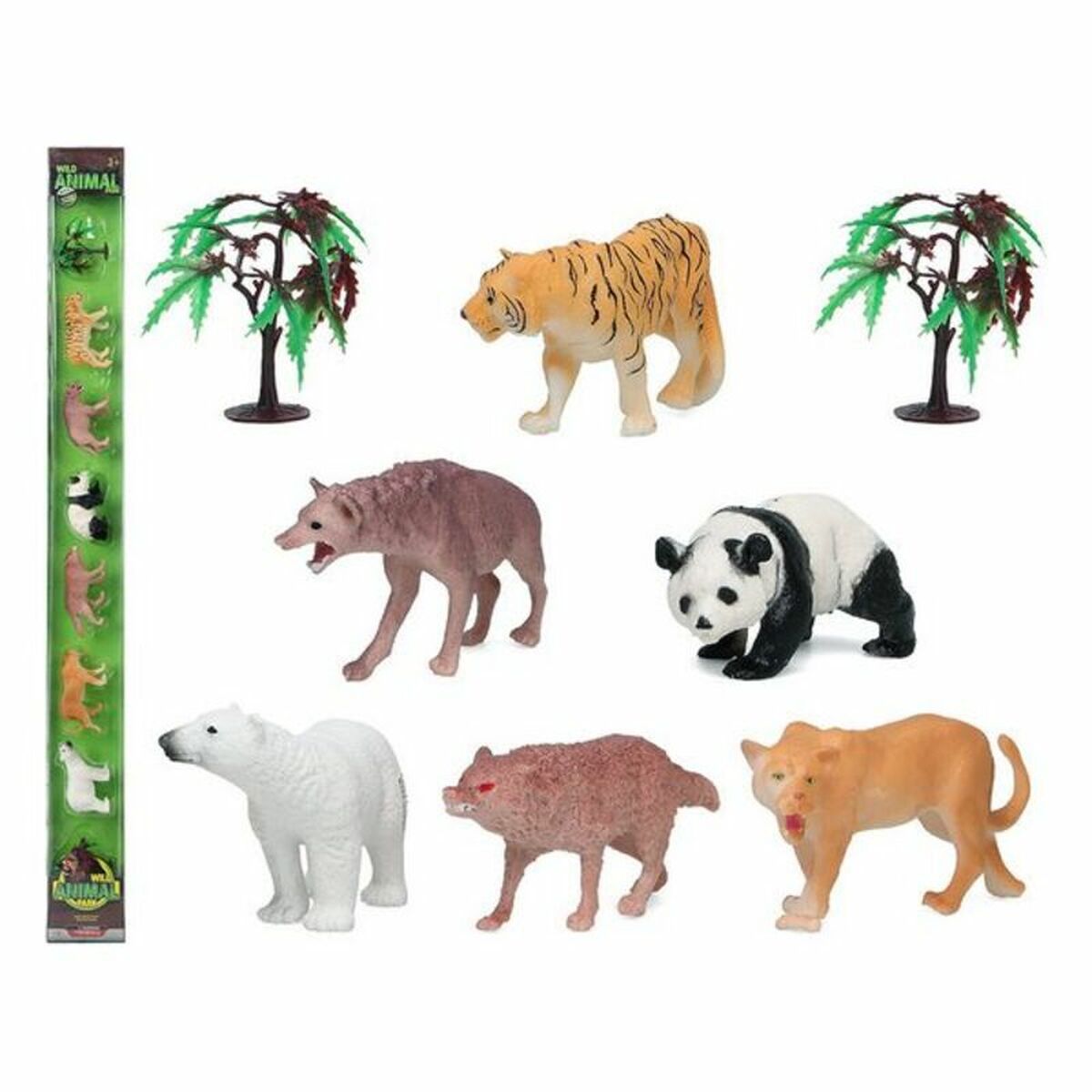 Sæt Vilde Dyr 110210 (8 pcs) billede
