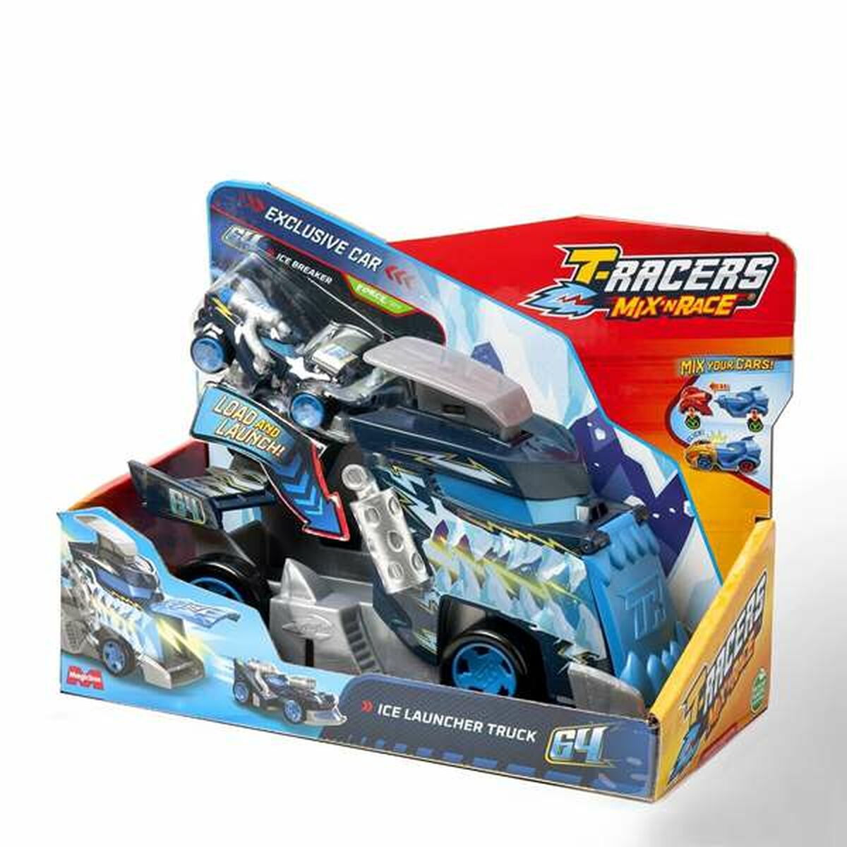 Køretøjsbil Magicbox Launcher Truck T-Racers Mix 'N Race 10 x 16,8 x 22,5 cm Bil