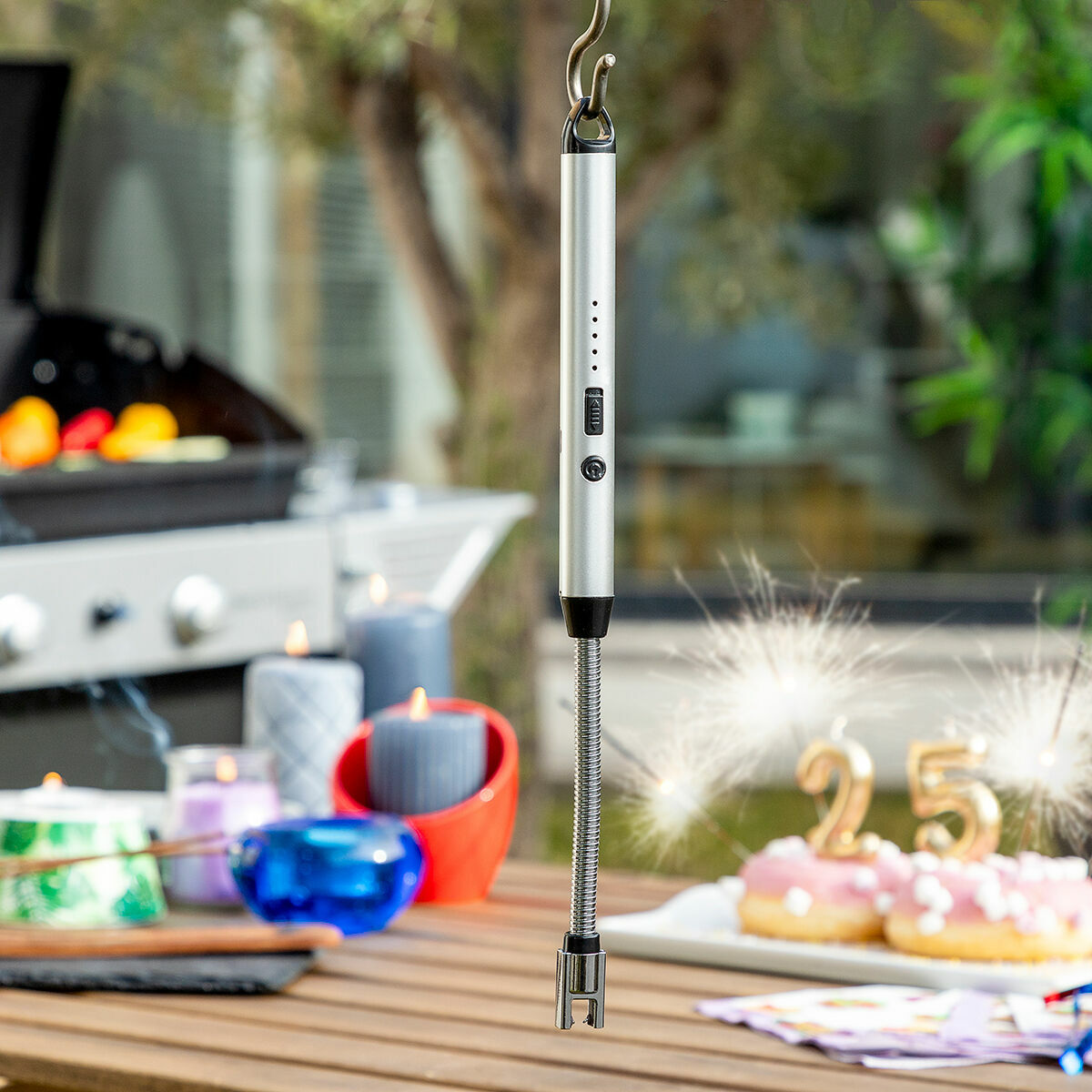 Genopladelig og bøjelig lighter Eflecther InnovaGoods billede