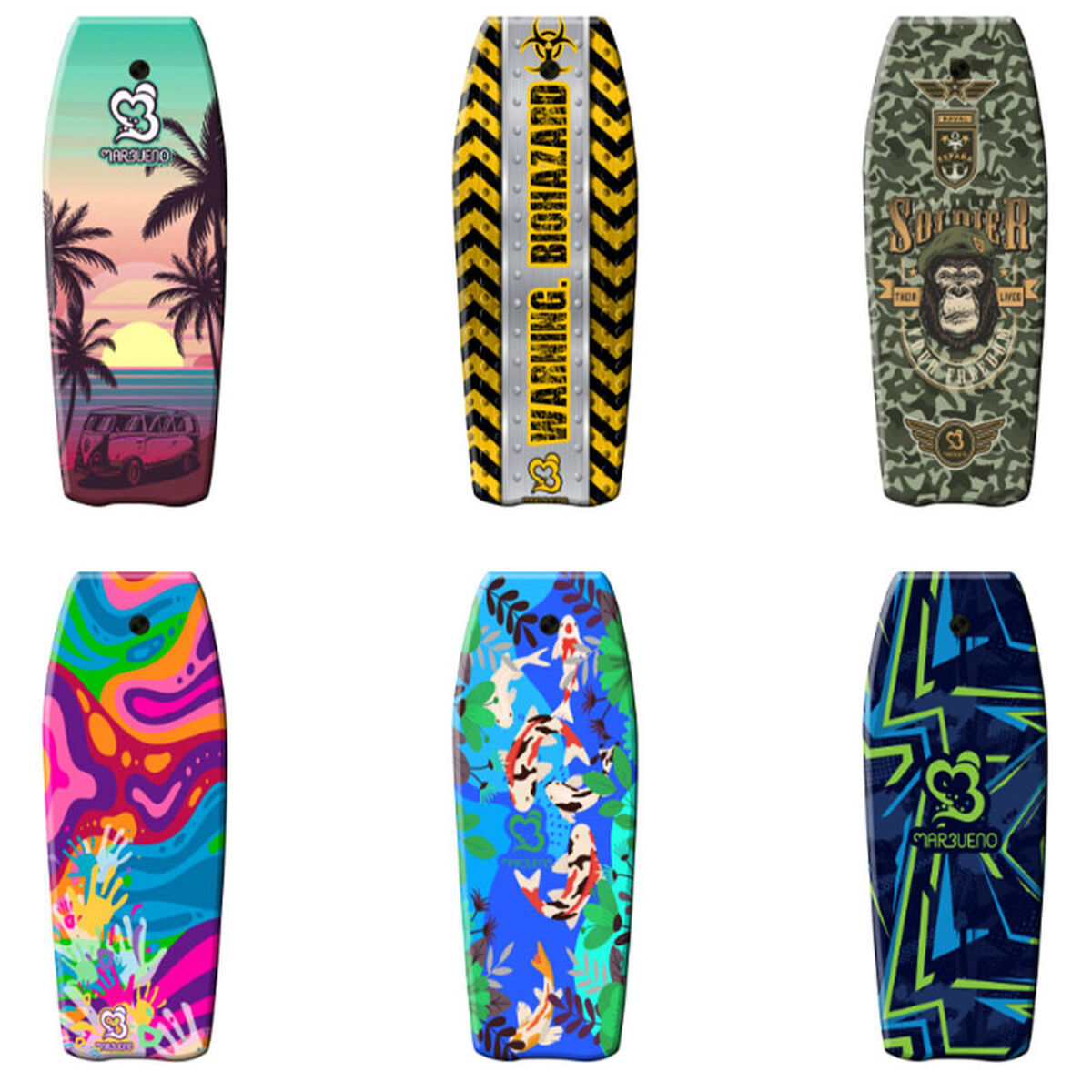 BodyBoard Marbueno Multifarvet 5 x 104 x 50 cm billede