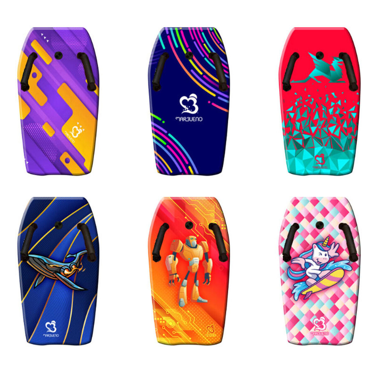 BodyBoard Marbueno Multifarvet 4 x 68 x 43 cm billede