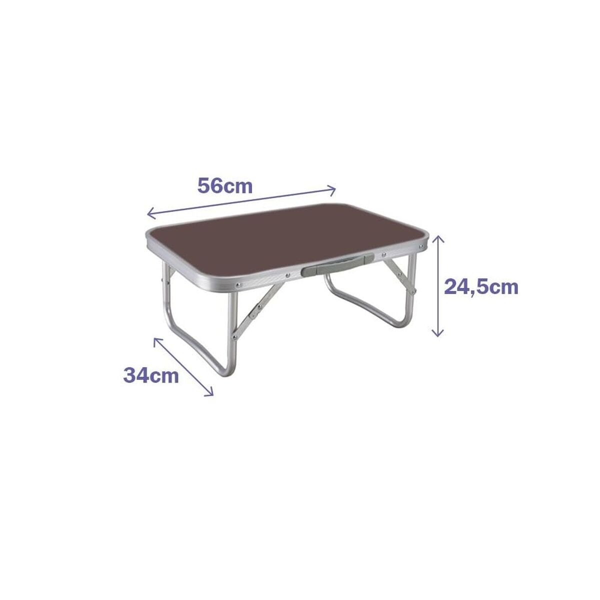 Sammenklappeligt bord Marbueno 56 x 24 x 34 cm billede