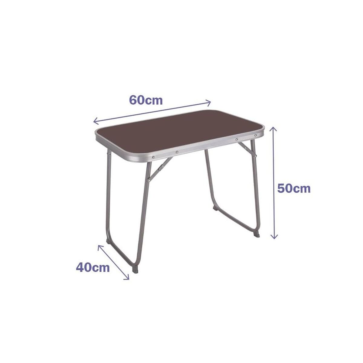 Sammenklappeligt bord Marbueno 60 x 40 x 50 cm billede