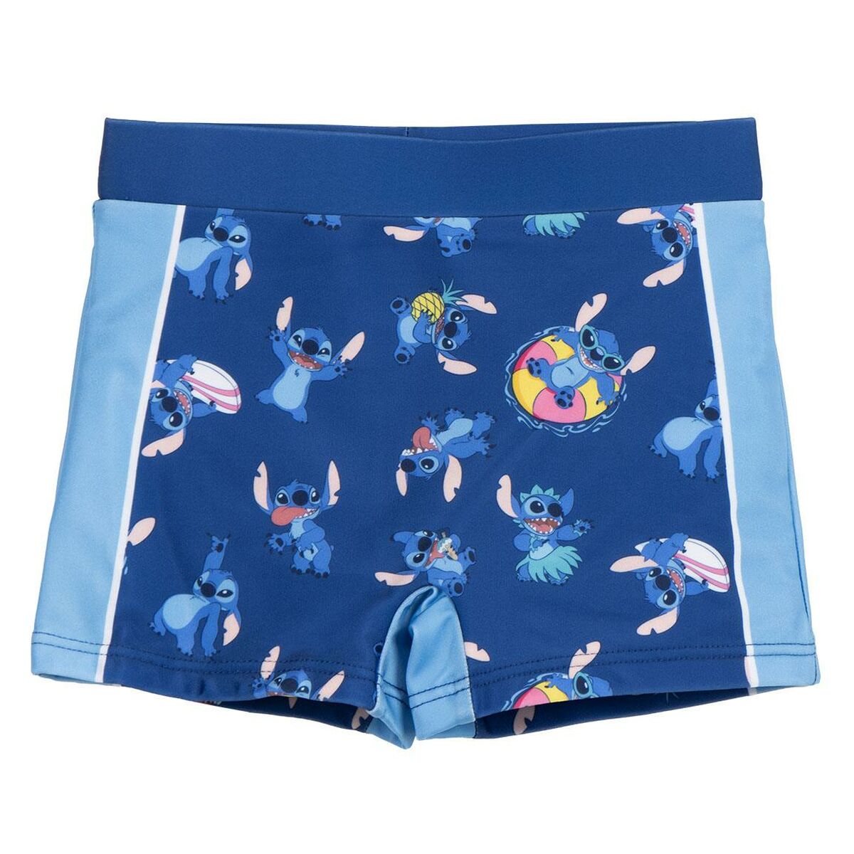 Drengebadebukserne Stitch Mørkeblå billede