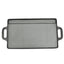 vendbar grillpande i støbejern 2 stk. 38x23 cm