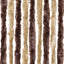insektgardin beige og lysebrun 100 x 220 cm chenille