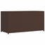 udendørs opbevaringkasse brun 120x50x60 cm polyrattan