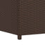 udendørs opbevaringkasse brun 120x50x60 cm polyrattan