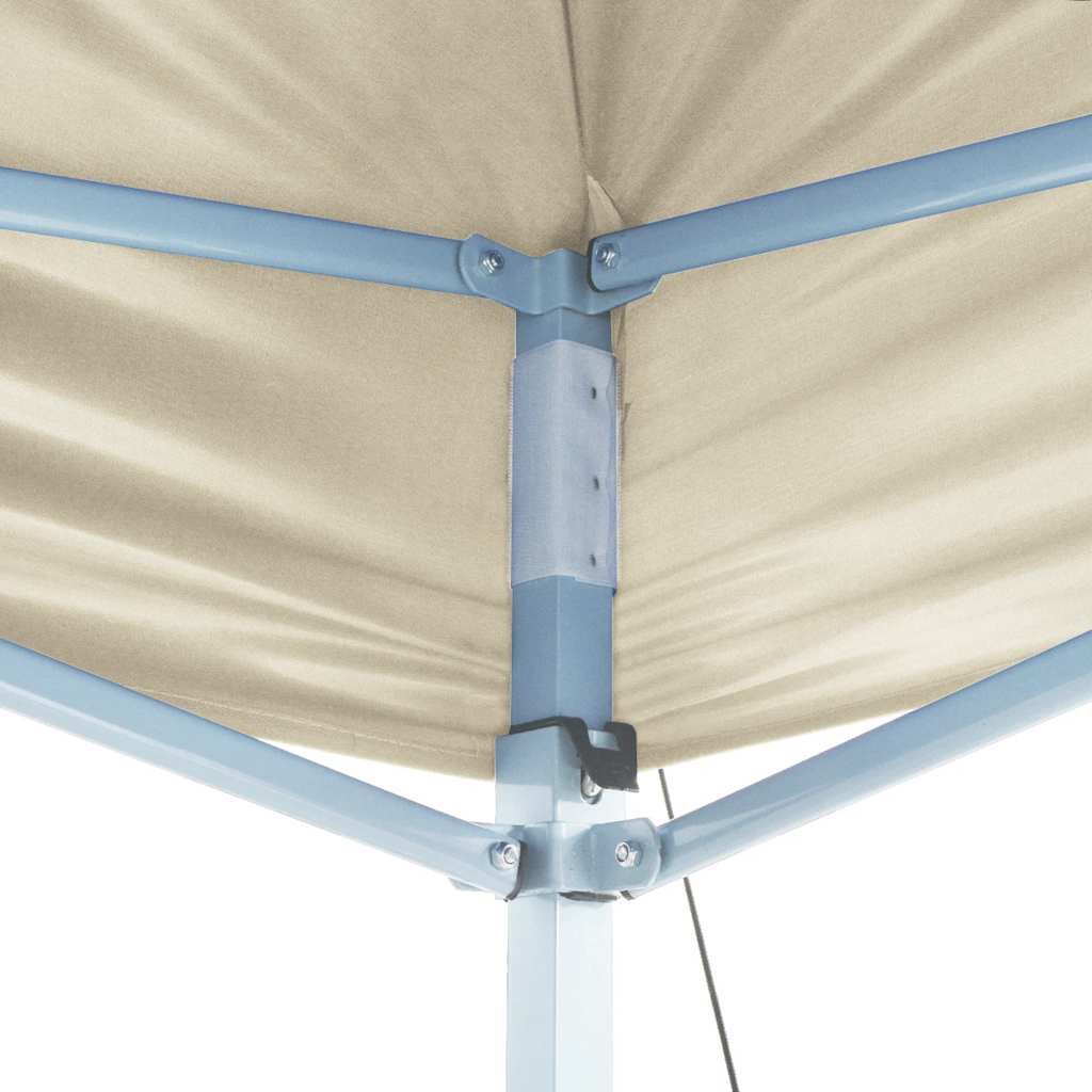 foldbart pavillontelt pop-up 3 x 6 m cremehvid