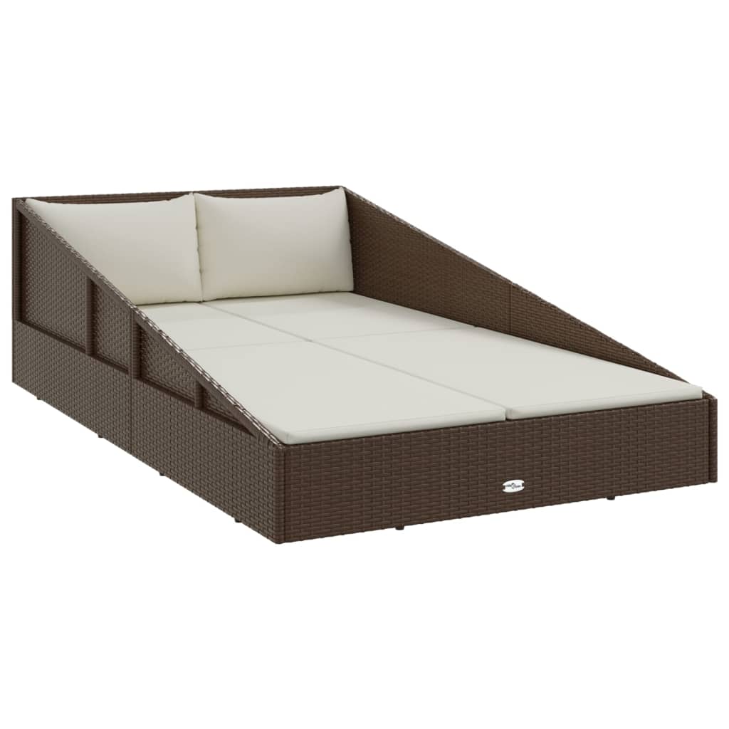 solseng 110x200 cm polyrattan brun