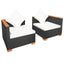 havesofa polyrattan sort