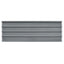 Tagpanel 12 pcs Grå 129 x 45 cm Galvaniseret stål