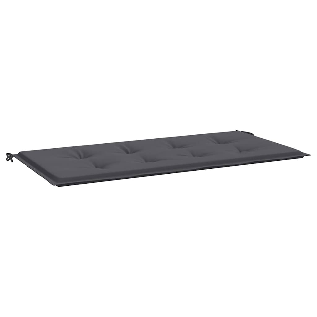 hynde til havebænk 120x50x3 cm oxfordstof antracitgrå