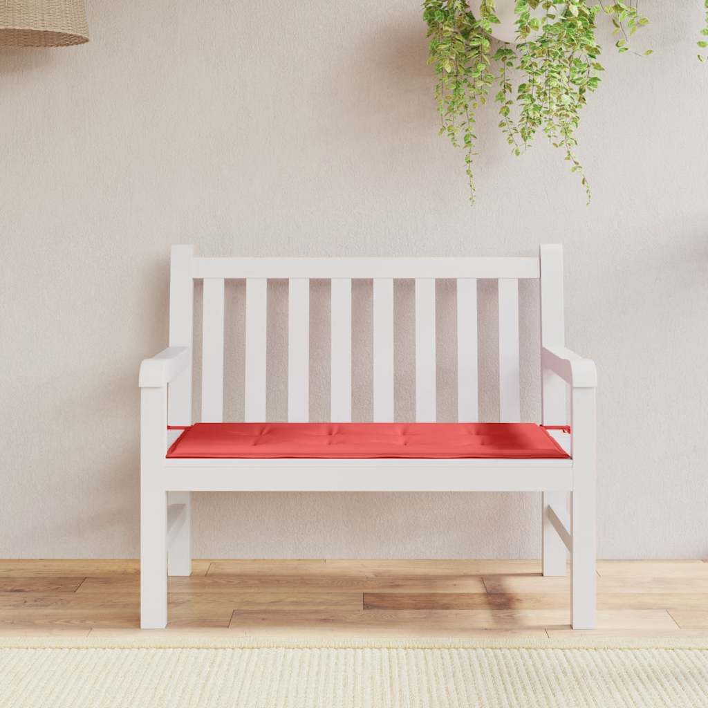 hynde til havebænk 120x50x3 cm oxfordstof rød