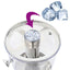 tripeljuicedispenser rustfrit stål 3 x 8 l