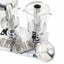 tripeljuicedispenser rustfrit stål 3 x 8 l