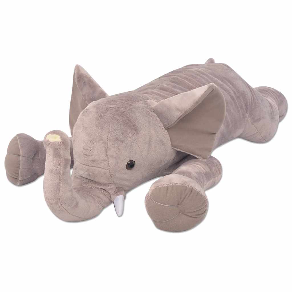 plysdyr elefant XXL 95 cm billede