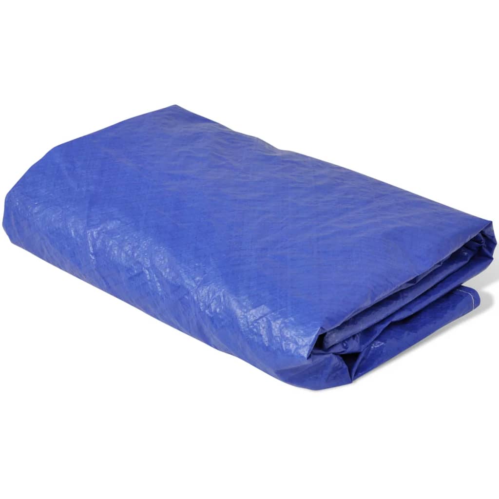 poolovertræk PE rundt 540 cm 90 g/m² billede