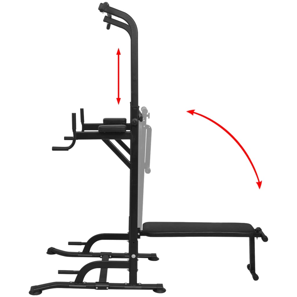 styrketårn med bænk til sit-ups