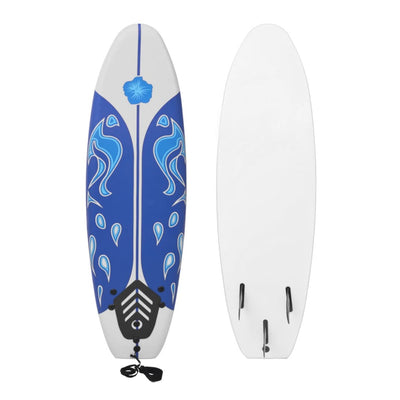 surfbræt blå 170 cm