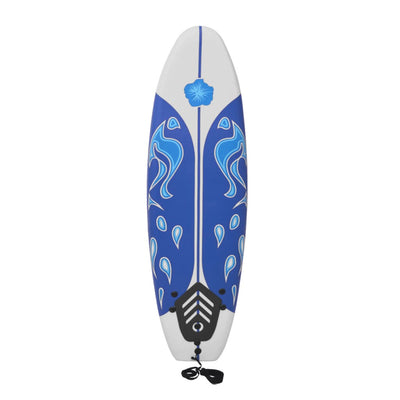 surfbræt blå 170 cm