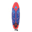 surfboard 170 cm blå og rød