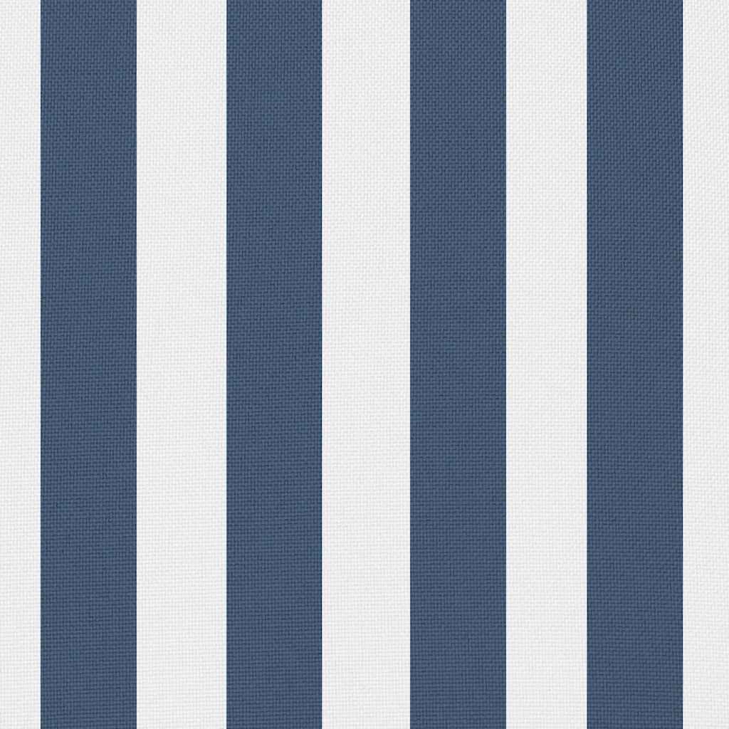 udendørspuder 2 stk. stribeprint 45 x 45 cm marineblå