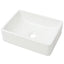 håndvask rund keramik 41x30x12 cm hvid