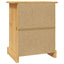 sengebord Corona-serien 53x39x66 cm mexicansk fyrretræ