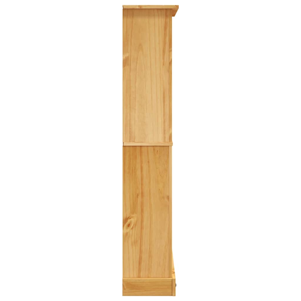 reol fire hylder Corona-serien mexicansk fyrretræ 80x29x150 cm