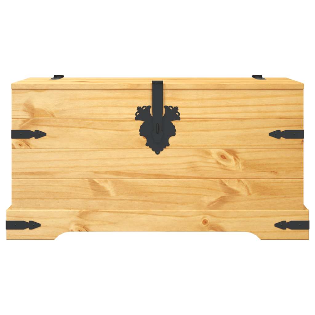 opbevaringskiste Corona-serien 91x49,5x47 cm mexicansk fyrretræ