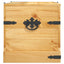 opbevaringskiste Corona-serien 91x49,5x47 cm mexicansk fyrretræ
