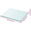 hylde glaspanel klar 30x25 cm