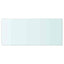hylde glaspanel klar 50x25 cm