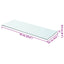 hylde glaspanel klar 70x25 cm